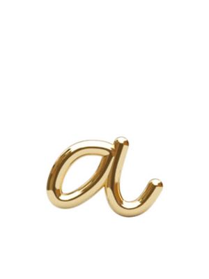 THE ALKEMISTRY 18kt yellow gold Love Letter stud earring