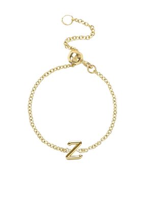 THE ALKEMISTRY 18kt yellow gold Z initial ring