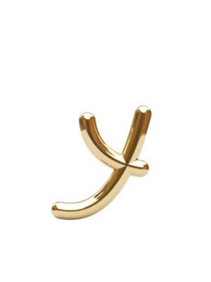 THE ALKEMISTRY 18kt yellow initial Y stud earring - Gold
