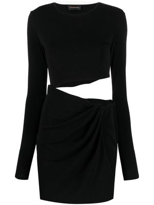 THE ANDAMANE Gia cut-out mini dress - Black