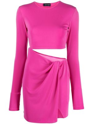 THE ANDAMANE Gia cut-out minidress - Pink