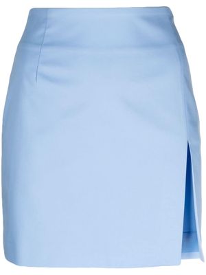 THE ANDAMANE Gioia side-slit miniskirt - Blue