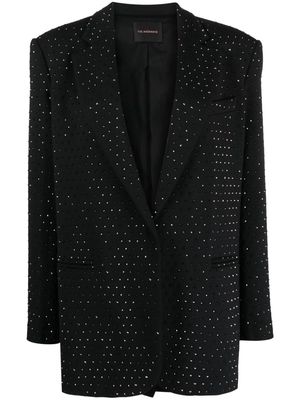 THE ANDAMANE Guia Crystal stud-design blazer - Black