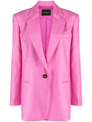 THE ANDAMANE Gula oversized wool-blend blazer - Pink