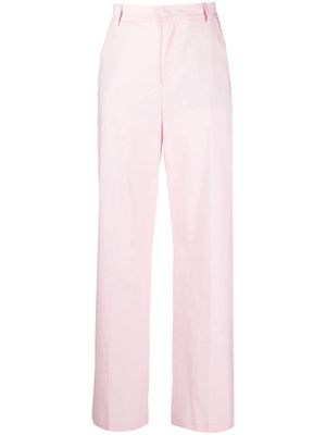 THE ANDAMANE high-waisted wide-leg trousers - Pink