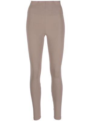 THE ANDAMANE Holly '80s high-waisted leggings - Brown