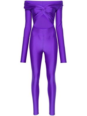 THE ANDAMANE Kendall cut-out jumpsuit - Purple