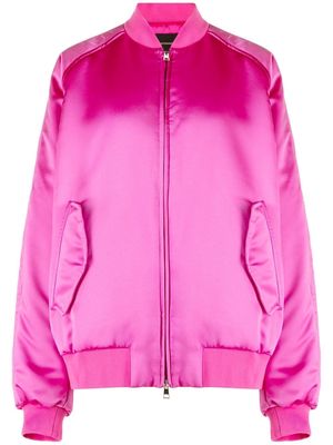 THE ANDAMANE Lupe zipped bomber jacket - Pink
