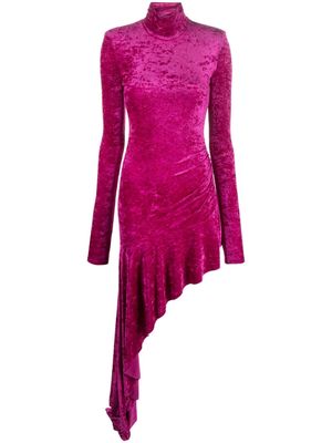 THE ANDAMANE Nancy velvet maxi dress - Pink