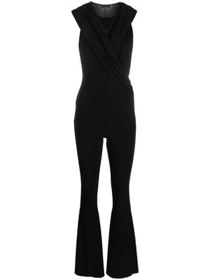 THE ANDAMANE Naomi sleeveless flared jumpsuit - Black
