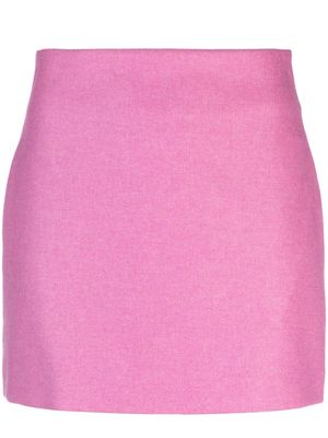 THE ANDAMANE Nerea twill-weave mini skirt - Pink