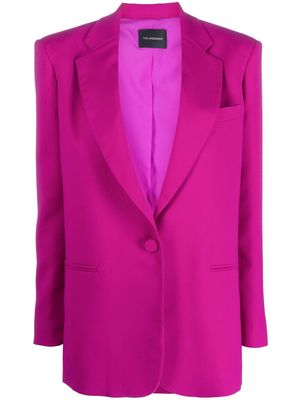 THE ANDAMANE notched-lapel single-breasted blazer - Pink
