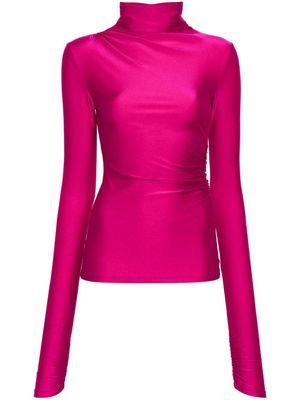 THE ANDAMANE Oleandra ruched top - Pink