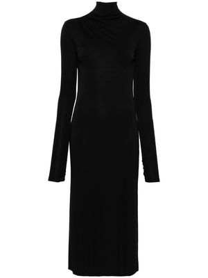 THE ANDAMANE Parker open-back midi dress - Black
