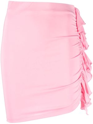 THE ANDAMANE ruffle-detailed skirt - Pink