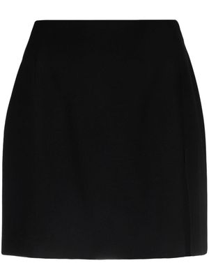 THE ANDAMANE side-slit mini skirt - Black