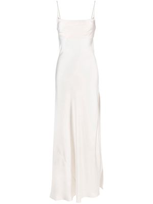 THE ANDAMANE slip maxi dress - White