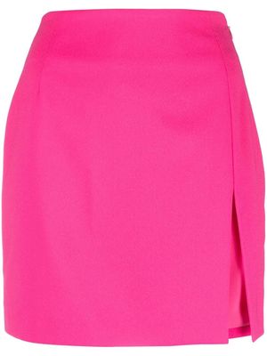 THE ANDAMANE split mini skirt - Pink