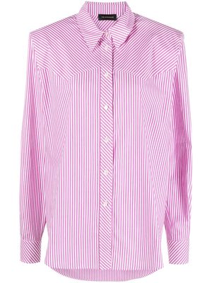 THE ANDAMANE striped cotton shirt - Pink