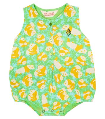 The Animals Observatory Baby Butterfly printed cotton bodysuit
