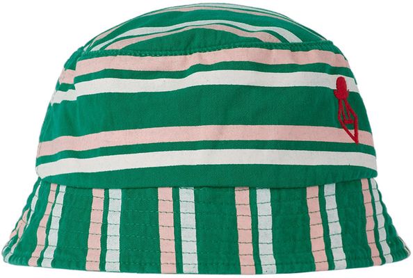 The Animals Observatory Baby Green Stripes Hamster Bucket Hat