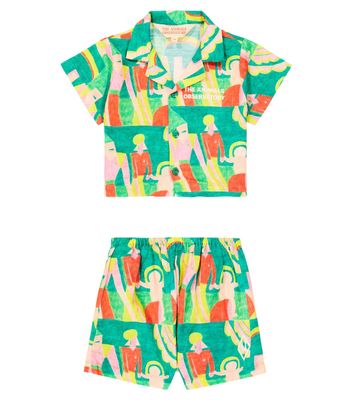The Animals Observatory Baby Magpie shirt and shorts set