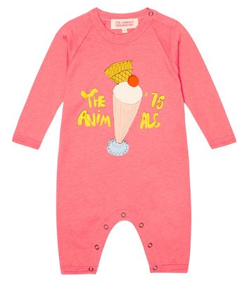 The Animals Observatory Baby Owl printed onesie