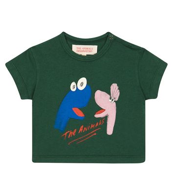 The Animals Observatory Baby Rooster cotton jersey T-shirt