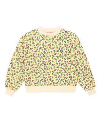 The Animals Observatory Bear floral cotton sweatshirt