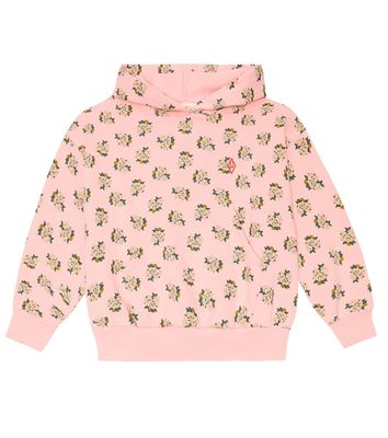 The Animals Observatory Beaver floral cotton hoodie