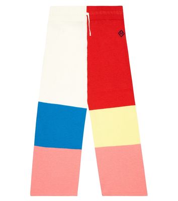The Animals Observatory Crow colorblocked cotton pants
