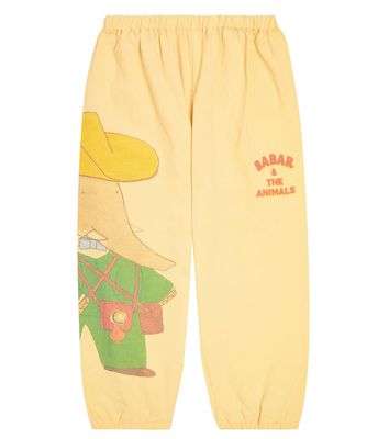 The Animals Observatory Elephant cotton and linen sweatpants