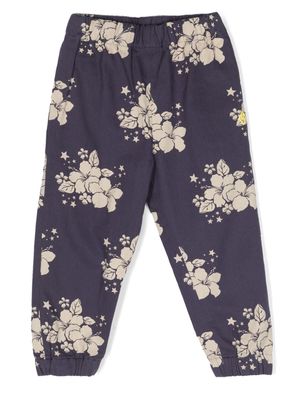 The Animals Observatory Elephant floral-print trousers - Blue