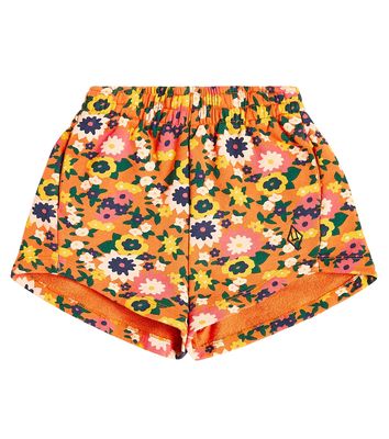 The Animals Observatory Gardener floral cotton shorts