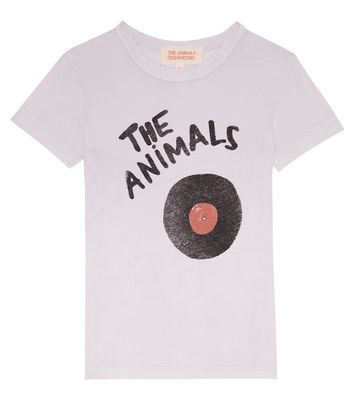 The Animals Observatory Hippo printed cotton t-shirt
