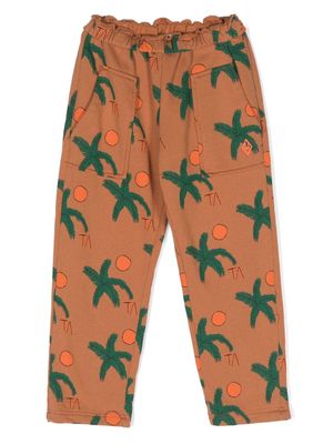 The Animals Observatory Horse graphic-print track pants - Brown