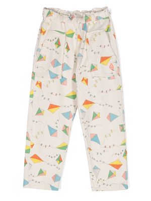 The Animals Observatory Horse graphic-print track pants - White