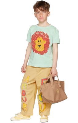 The Animals Observatory Kids Blue Lion Rooster T-Shirt