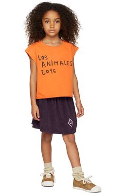 The Animals Observatory Kids Orange Los Animales Prawn T-Shirt