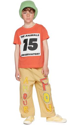 The Animals Observatory Kids Red 15 Rooster T-Shirt