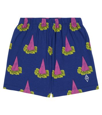 The Animals Observatory Mole printed cotton jersey shorts