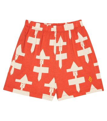 The Animals Observatory Mole printed jersey cotton shorts