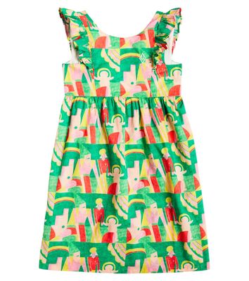 The Animals Observatory Otter printed cotton dress