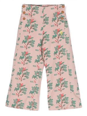 The Animals Observatory Porcupine graphic-print trousers - Pink