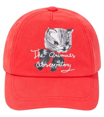 The Animals Observatory Printed cotton baseball cap