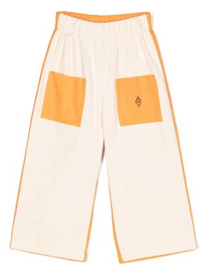The Animals Observatory two-tone corduroy trousers - Orange