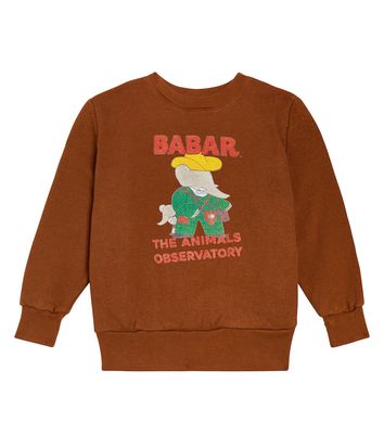 The Animals Observatory x Babar cotton jersey sweatshirt