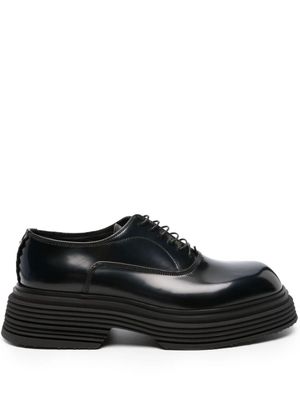The Antipode lace-up leather derby shoes - Blue