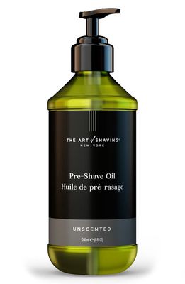 The Art of Shaving Large Unscented Pre-Shave Oil with Pump