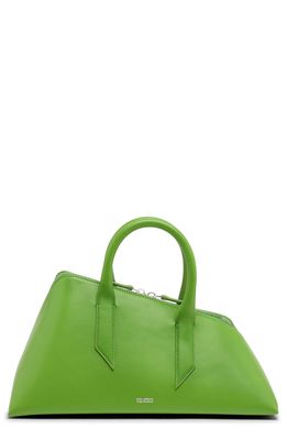 The Attico 24H Calfskin Leather Handbag in Apple Green